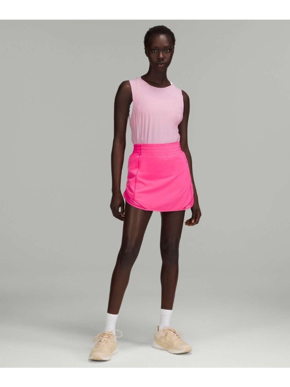 Lululemon Hotty Hot High-Rise Skirt Size 10 Sonic Pink Lined Running Athletic